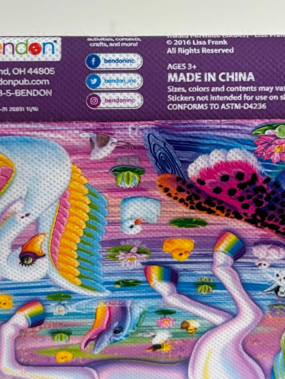 Lisa Frank vibrant lisa